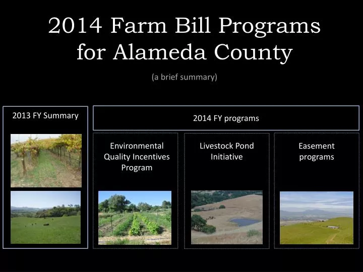 2014 farm bill programs for alameda county