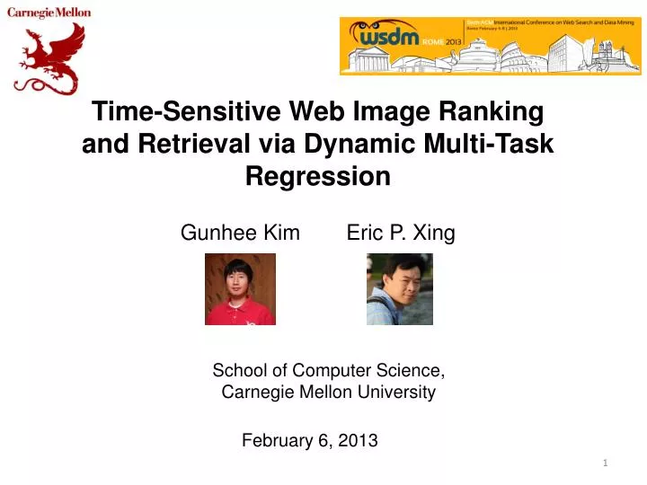 time sensitive web image ranking and retrieval via dynamic multi task regression
