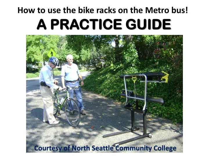 how to use the bike racks on the metro bus a practice guide