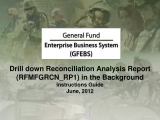 TC RFMFGRCN_RP1 ( Reconciliation Analysis Report )