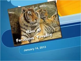 january 14 2013