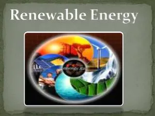 Renewable Energy