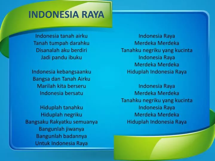 indonesia raya