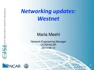 Networking updates: Westnet