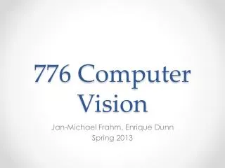 776 computer vision