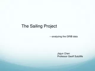 The Sailing Project