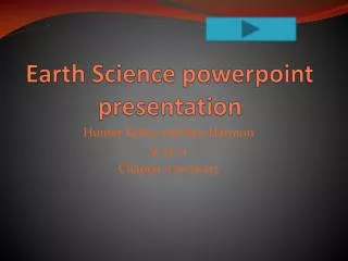 Earth Science powerpoint presentation