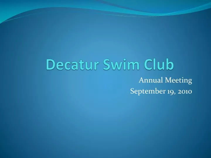 decatur swim club