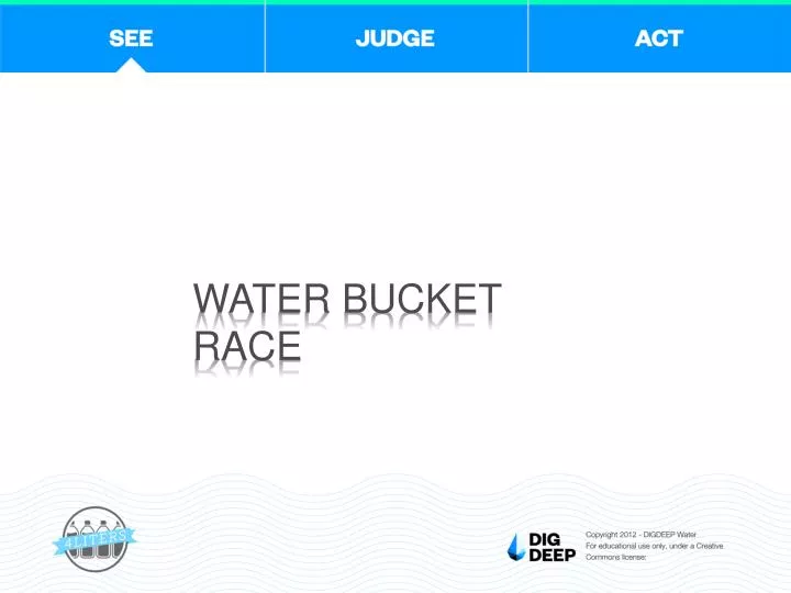 water bucket race