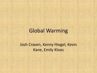 Global Warming