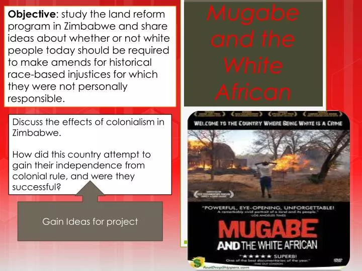 mugabe and the white african