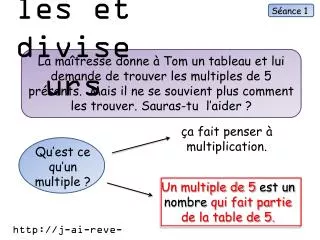 multiples et diviseurs