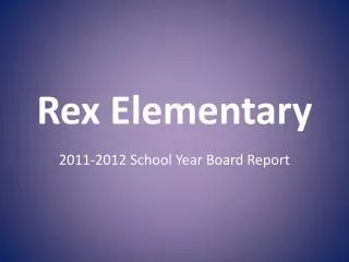 Rex Elementary
