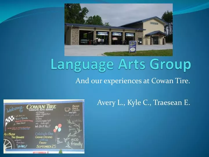 language arts group