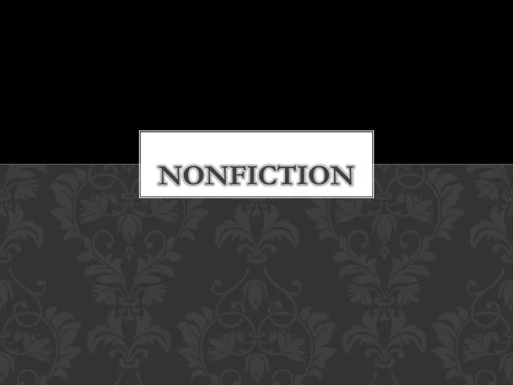 nonfiction