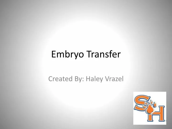 embryo transfer