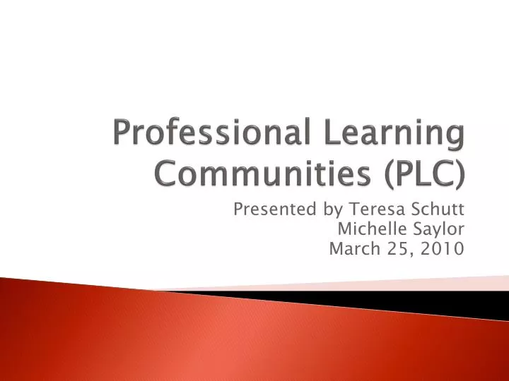 professional learning communities plc