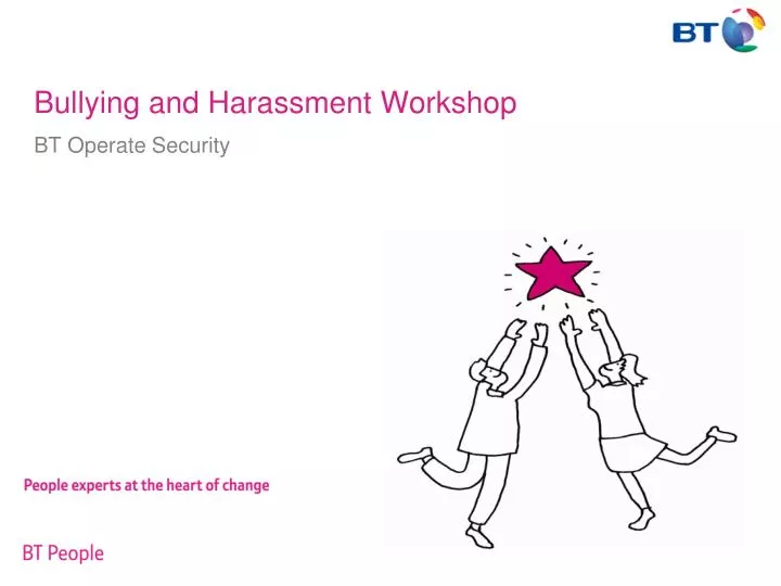 bullying and harassment workshop