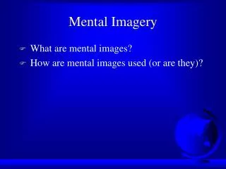 Mental Imagery