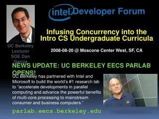 news update uc berkeley eecs parlab opens