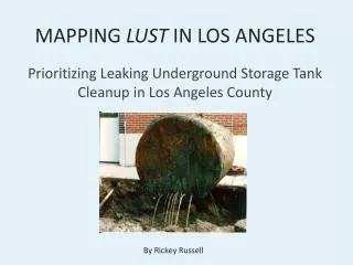 MAPPING LUST IN LOS ANGELES