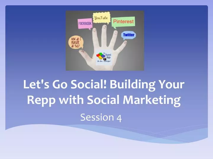 let s go social building your repp with social marketing