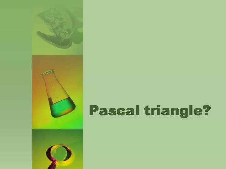pascal triangle