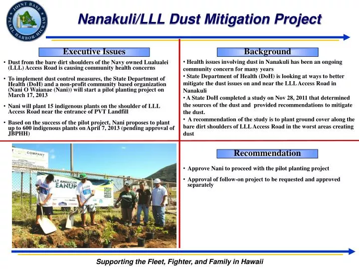 nanakuli lll dust mitigation project