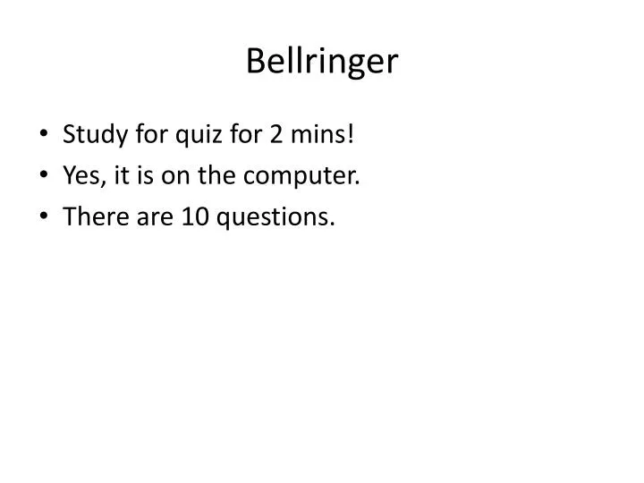 bellringer