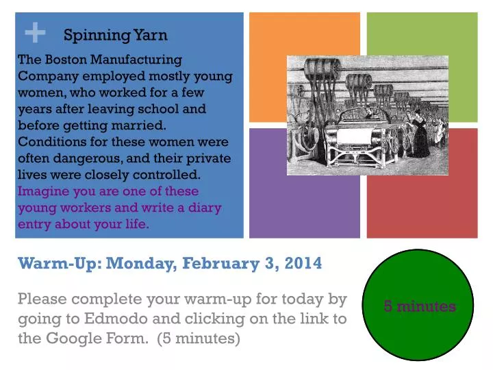 warm up monday february 3 2014