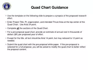 Quad Chart Guidance