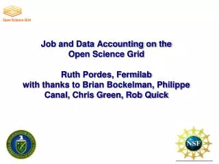 Open Science Grid Accounting