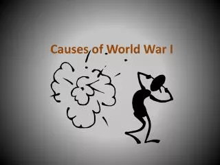 causes of world war i