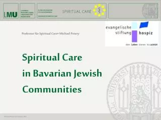 Professur für Spiritual Care• Michael Petery