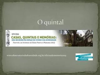 O quintal