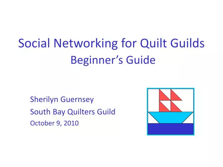 social networking for quilt guilds beginner s guide