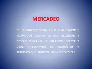 mercadeo