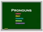 Pronouns - slide 1