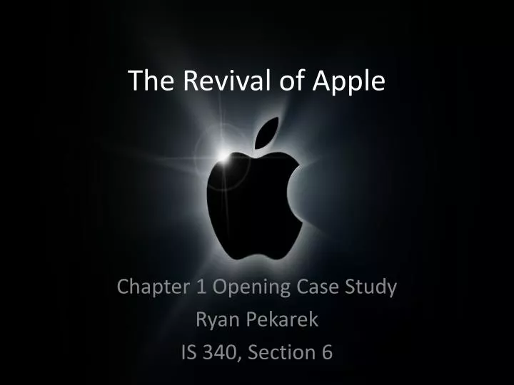 the revival of apple