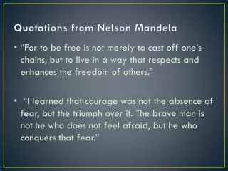 quotations from nelson mandela