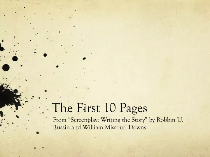the first 10 pages