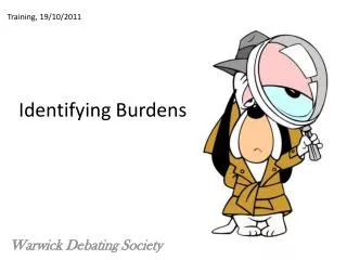 identifying burdens