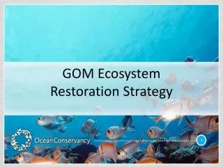 GOM Ecosystem Restoration Strategy