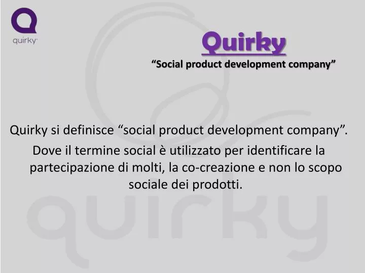quirky social product development company