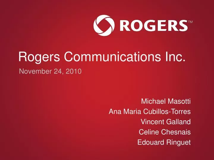 rogers communications inc