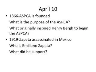 april 10