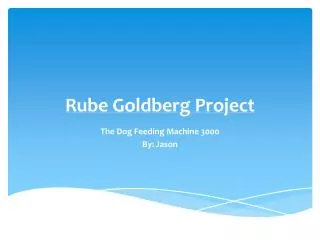 Rube Goldberg Project