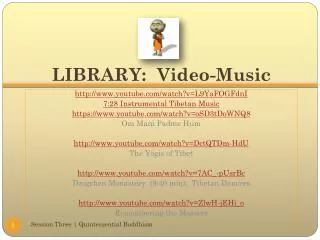 LIBRARY: Video-Music