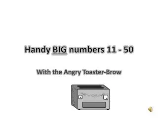 Handy BIG numbers 11 - 50