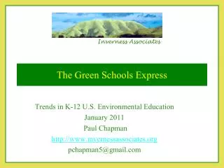 The Green Schools Express